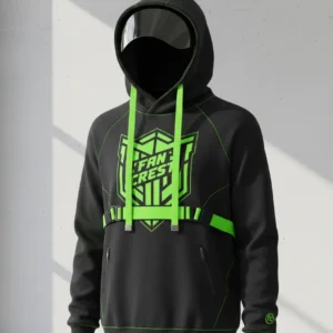 Fan Crest // '26 Cyber-Utility Tech Hoodie